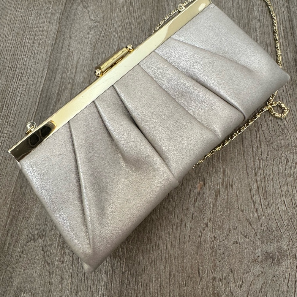 Ruched clutch bag crossbody - Picture 3 of 6